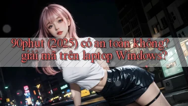 90phut (2025) có an toàn không giải mã trên laptop Windows