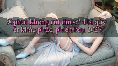 90phut không rút được 4 bí quyết khắc phục, phiên bản 2027