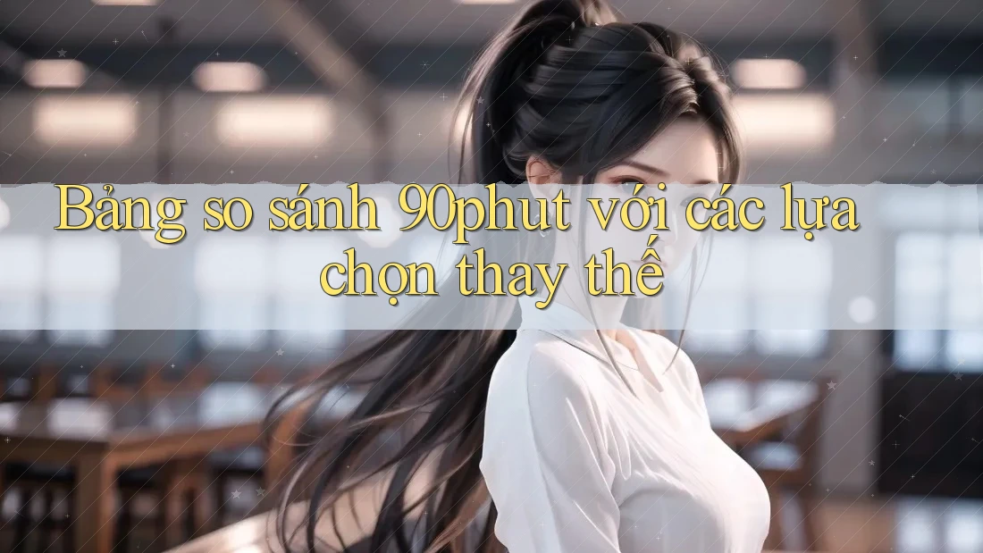 Bảng so sánh 90phut với các lựa chọn thay thế Bảng so sánh 90phut với các lựa chọn thay thế