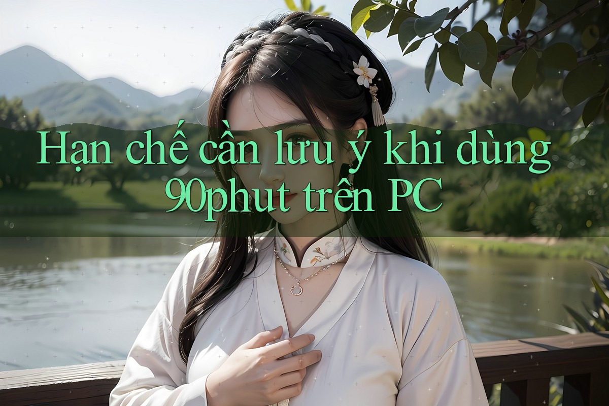Hạn chế cần lưu ý khi dùng 90phut trên PC