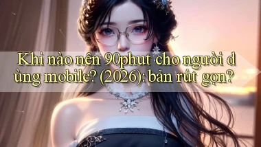 Khi nào nên 90phut cho người dùng mobile (2026) bản rút gọn