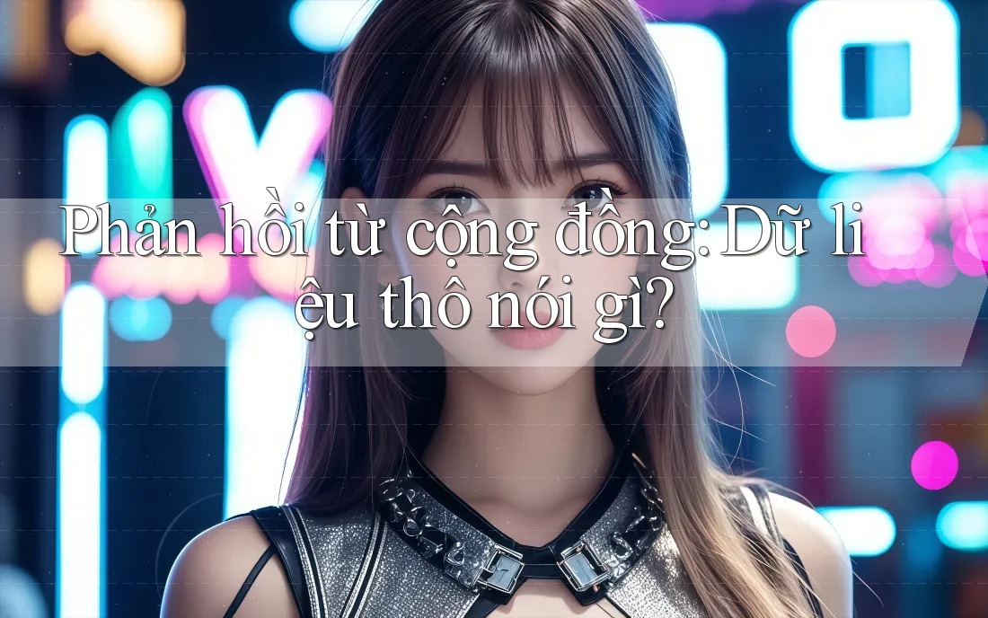 Phản hồi từ cộng đồng: Dữ liệu thô nói gì?