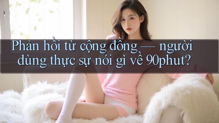 Phản hồi từ cộng đồng — người dùng thực sự nói gì về 90phut?