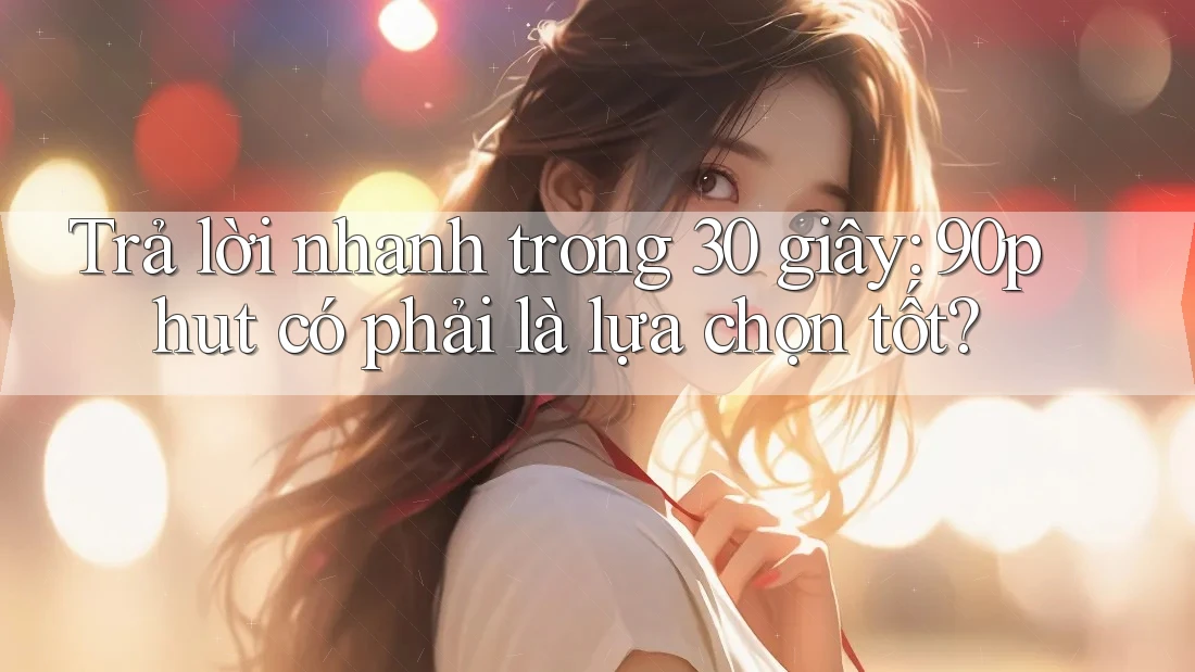 Trả lời nhanh trong 30 giây: 90phut có phải là lựa chọn tốt?