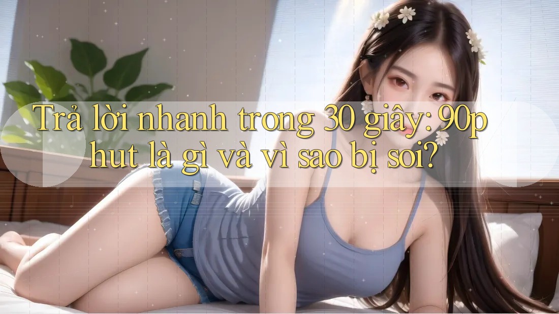 Trả lời nhanh trong 30 giây: 90phut là gì và vì sao bị soi?