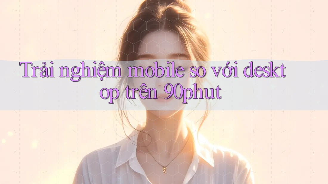 Trải nghiệm mobile so với desktop trên 90phut